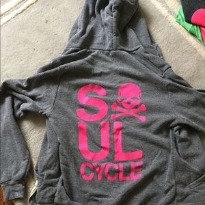 Soulcycle zip up hoodie